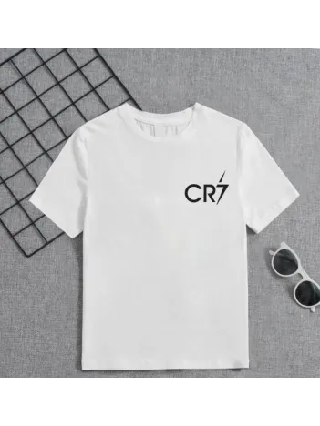 Erkek Çocuk Baskılı T-shirt - Beyaz