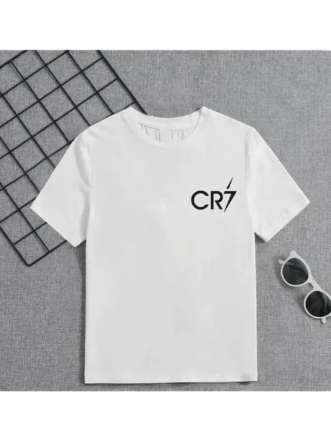 Erkek Çocuk Baskılı T-shirt - Beyaz