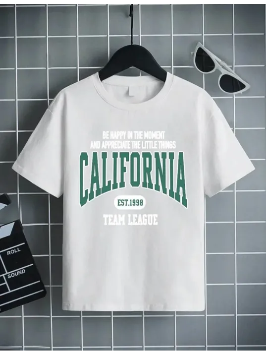 Erkek Çocuk Baskılı T-shirt - Gri Erkek Çocuk Baskılı T-shirt - Gri