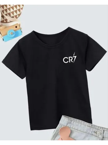 Erkek Çocuk Baskılı T-Shirt - Siyah Erkek Çocuk Baskılı T-Shirt - Siyah