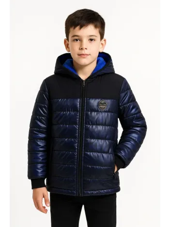 Erkek Çocuk Kamuflaj Desenli Mont İçi Sıcak Tutan Pelüş Astarlı, Kapüşonlu, Fermuarlı Kışlık Su İtici Şişme Mont - Lacivert Erkek Çocuk Kamuflaj Desenli Mont İçi Sıcak Tutan Pelüş Astarlı, Kapüşonlu, Fermuarlı Kışlık Su İtici Şişme Mont - Lacivert