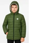 Erkek Çocuk Yeşil Desenli Mont İçi Sıcak Tutucu Pelüş Astarlı, Kapüşonlu Fermuarlı Su İtici Kışlık Şişme Mont- Haki Erkek Çocuk Yeşil Desenli Mont İçi Sıcak Tutucu Pelüş Astarlı, Kapüşonlu Fermuarlı Su İtici Kışlık Şişme Mont- Haki