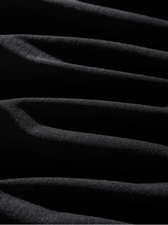 Erkek Dağ Grafikli Tişört, Yaz için Büyük Beden Rahat T-shirt - Siyah