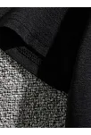 Erkek Dağ Grafikli Tişört, Yaz İçin Büyük Beden Rahat T-shirt - Siyah