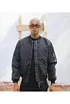 Unisex Siyah Bomber Mont – Su İtici Kumaş, Kapitone Astarlı, Fermuarlı Ve Günlük Kullanıma Uygun Ceket- Siyah