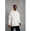 Erkek Düz Kapüşonlu Sweat - Beyaz Erkek Düz Kapüşonlu Sweat - Beyaz