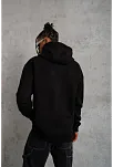Erkek Düz Kapüşonlu Sweat - Siyah