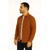 Erkek Fitilli Kadife Cepli Gömlek Oversize Rahat Kalıp - Kahverengi Erkek Fitilli Kadife Cepli Gömlek Oversize Rahat Kalıp - Kahverengi