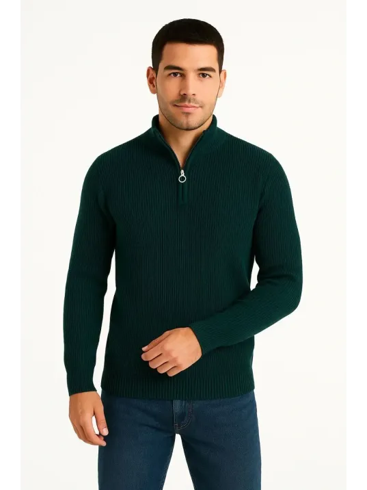 Erkek Fitilli Triko Kazak 2’li Set – Siyah & Haki Kalın Dokuma Pamuklu Regular Fit V Yaka Fermuarlı Uzun Kollu Rahat Kışlık Kazak Kombini Erkek Fitilli Triko Kazak 2’li Set – Siyah & Haki Kalın Dokuma Pamuklu Regular Fit V Yaka Fermuarlı Uzun Kollu Rahat Kışlık Kazak Kombini