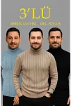 Erkek Fitilli Triko Kazak 3'lü Set Bebek Mavisi Bej Siyah Regular Balıkcı Yaka Tam Boğazlı Triko Seti Modeli Kazak