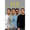 Erkek Fitilli Triko Kazak 4’lü Set – Beyaz, Bebek Mavisi, Gri, Siyah | Kalın Dokuma Pamuklu Regular Fit Bisiklet Yaka Uzun Kollu Kışlık ve Baharlık Rahat Triko Kombini Erkek Fitilli Triko Kazak 4’lü Set – Beyaz, Bebek Mavisi, Gri, Siyah | Kalın Dokuma Pamuklu Regular Fit Bisiklet Yaka Uzun Kollu Kışlık ve Baharlık Rahat Triko Kombini