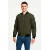 Erkek Bomber Mont Ceket – Fermuarlı, Kapitone İçi Astarlı, Su İtici Kumaş, Regular Fit, Uzun Kollu, Yandan Cepli, Bahar & Kış Rahat Günlük Stil - Haki Erkek Bomber Mont Ceket – Fermuarlı, Kapitone İçi Astarlı, Su İtici Kumaş, Regular Fit, Uzun Kollu, Yandan Cepli, Bahar & Kış Rahat Günlük Stil - Haki