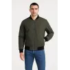Erkek Bomber Mont Ceket – Fermuarlı, Kapitone İçi Astarlı, Su İtici Kumaş, Regular Fit, Uzun Kollu, Yandan Cepli, Bahar & Kış Rahat Günlük Stil - Haki Erkek Bomber Mont Ceket – Fermuarlı, Kapitone İçi Astarlı, Su İtici Kumaş, Regular Fit, Uzun Kollu, Yandan Cepli, Bahar & Kış Rahat Günlük Stil - Haki