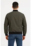Erkek Bomber Mont Ceket – Fermuarlı, Kapitone İçi Astarlı, Su İtici Kumaş, Regular Fit, Uzun Kollu, Yandan Cepli, Bahar & Kış Rahat Günlük Stil - Haki