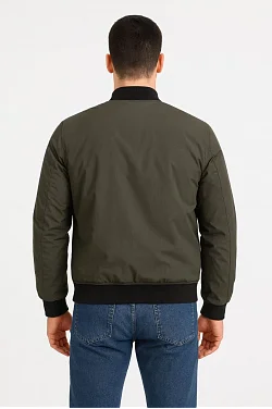Erkek Bomber Mont Ceket – Fermuarlı, Kapitone İçi Astarlı, Su İtici Kumaş, Regular Fit, Uzun Kollu, Yandan Cepli, Bahar & Kış Rahat Günlük Stil - Haki Erkek Bomber Mont Ceket – Fermuarlı, Kapitone İçi Astarlı, Su İtici Kumaş, Regular Fit, Uzun Kollu, Yandan Cepli, Bahar & Kış Rahat Günlük Stil - Haki