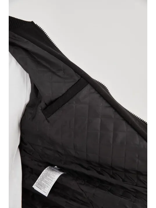 Erkek İçten Elyaf ve Astarlı Kolları Suni Deri Ceket - Turuncu Erkek İçten Elyaf ve Astarlı Kolları Suni Deri Ceket - Turuncu