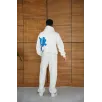 Erkek Kapüşonlu Eşofman Takım Graffiti Baskılı  Oversize Rahat Kalıp, Kanguru Cepli, Streetwear Tarzında Premium Ürün 3 iplik Pamuklu - Beyaz