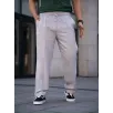 Erkek Keten Cepli Çıma Dikişli jogger Buggy Pantalon Rahat kalıp - Gri Erkek Keten Cepli Çıma Dikişli jogger Buggy Pantalon Rahat kalıp - Gri