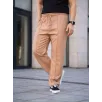 Erkek Keten Cepli Çıma Dikişli jogger Buggy Pantalon Rahat kalıp - Kahverengi Erkek Keten Cepli Çıma Dikişli jogger Buggy Pantalon Rahat kalıp - Kahverengi