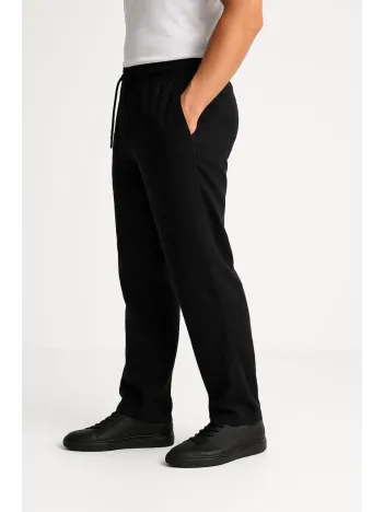 Erkek Keten Pantolon – Cepli, Beli Lastikli ve Bağcıklı, Nefes Alan Rahat Kalıp, Yazlık ve Baharlık Günlük Giyim, Şık & Konforlu Boru Paça Model - Siyah Erkek Keten Pantolon – Cepli, Beli Lastikli ve Bağcıklı, Nefes Alan Rahat Kalıp, Yazlık ve Baharlık Günlük Giyim, Şık & Konforlu Boru Paça Model - Siyah