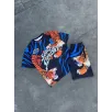 Erkek Dijital Baskılı Şortlu Takım - Mavi