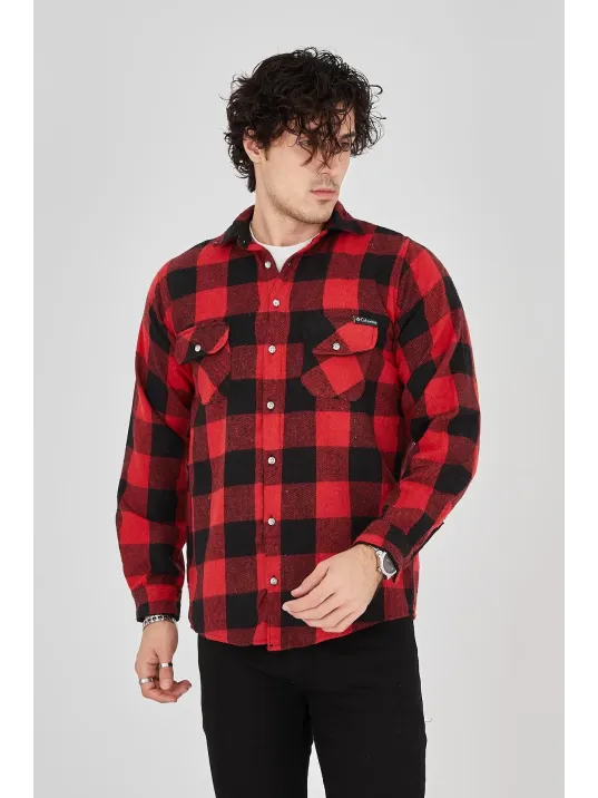 Erkek Oduncu Gömlek - Kırmızı