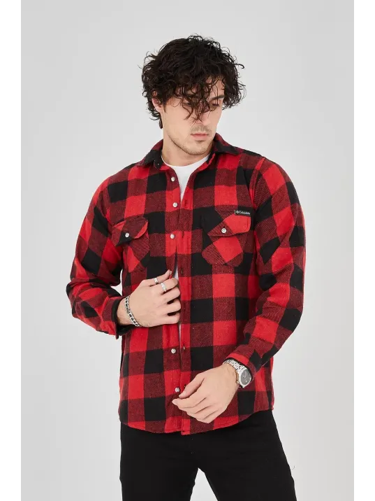 Erkek Oduncu Gömlek - Kırmızı