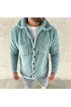 Erkek Pelüş Polar Hırka Gömlek – Yakalı, İlik Düğmeli, Göğüs Cepli, Yumuşak Dokulu Kışlık Regular Fit Rahat Günlük Model - Bebe Mavisi Erkek Pelüş Polar Hırka Gömlek – Yakalı, İlik Düğmeli, Göğüs Cepli, Yumuşak Dokulu Kışlık Regular Fit Rahat Günlük Model - Bebe Mavisi