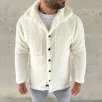 Erkek Pelüş Polar Hırka Gömlek – Yakalı, İlik Düğmeli, Göğüs Cepli, Yumuşak Dokulu Kışlık Regular Fit Rahat Günlük Model - Beyaz Erkek Pelüş Polar Hırka Gömlek – Yakalı, İlik Düğmeli, Göğüs Cepli, Yumuşak Dokulu Kışlık Regular Fit Rahat Günlük Model - Beyaz