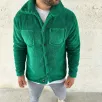 Erkek Pelüş Polar Hırka Gömlek – Yakalı, İlik Düğmeli, Göğüs Cepli, Yumuşak Dokulu Kışlık Regular Fit Rahat Günlük Model - Çimen Yeşili Erkek Pelüş Polar Hırka Gömlek – Yakalı, İlik Düğmeli, Göğüs Cepli, Yumuşak Dokulu Kışlık Regular Fit Rahat Günlük Model - Çimen Yeşili