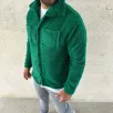 Erkek Pelüş Polar Hırka Gömlek – Yakalı, İlik Düğmeli, Göğüs Cepli, Yumuşak Dokulu Kışlık Regular Fit Rahat Günlük Model - Çimen Yeşili Erkek Pelüş Polar Hırka Gömlek – Yakalı, İlik Düğmeli, Göğüs Cepli, Yumuşak Dokulu Kışlık Regular Fit Rahat Günlük Model - Çimen Yeşili