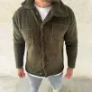 Erkek Pelüş Polar Hırka Gömlek – Yakalı, İlik Düğmeli, Göğüs Cepli, Yumuşak Dokulu Kışlık Regular Fit Rahat Günlük Model - Haki Erkek Pelüş Polar Hırka Gömlek – Yakalı, İlik Düğmeli, Göğüs Cepli, Yumuşak Dokulu Kışlık Regular Fit Rahat Günlük Model - Haki