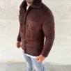 Erkek Pelüş Polar Hırka Gömlek – Yakalı, İlik Düğmeli, Göğüs Cepli, Yumuşak Dokulu Kışlık Regular Fit Rahat Günlük Model - Kahverengi Erkek Pelüş Polar Hırka Gömlek – Yakalı, İlik Düğmeli, Göğüs Cepli, Yumuşak Dokulu Kışlık Regular Fit Rahat Günlük Model - Kahverengi