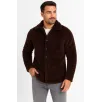 Erkek Pelüş Polar Hırka Gömlek – Yakalı, İlik Düğmeli, Göğüs Cepli, Yumuşak Dokulu Kışlık Regular Fit Rahat Günlük Model - Kahverengi Erkek Pelüş Polar Hırka Gömlek – Yakalı, İlik Düğmeli, Göğüs Cepli, Yumuşak Dokulu Kışlık Regular Fit Rahat Günlük Model - Kahverengi