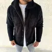 Erkek Pelüş Polar Hırka Gömlek – Yakalı, İlik Düğmeli, Göğüs Cepli, Yumuşak Dokulu Kışlık Regular Fit Rahat Günlük Model - Siyah Erkek Pelüş Polar Hırka Gömlek – Yakalı, İlik Düğmeli, Göğüs Cepli, Yumuşak Dokulu Kışlık Regular Fit Rahat Günlük Model - Siyah
