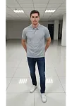 Erkek Pike Kumaş Düğmeli Yaka Regular Fit Günlük Kısa Kol Tişört T-shirt - Gri Erkek Pike Kumaş Düğmeli Yaka Regular Fit Günlük Kısa Kol Tişört T-shirt - Gri