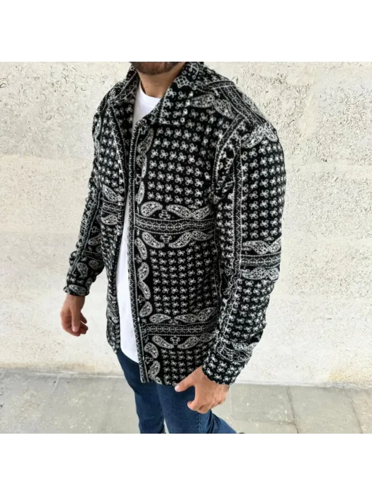 Erkek Polar Fermuarlı Sweatshirt – Kapüşonsuz, Cepli, Yumuşak Dokulu, Oversize Rahat Kalıp, Kışlık Sıcak Tutan Fermuarlı Üst - Siyah Erkek Polar Fermuarlı Sweatshirt – Kapüşonsuz, Cepli, Yumuşak Dokulu, Oversize Rahat Kalıp, Kışlık Sıcak Tutan Fermuarlı Üst - Siyah