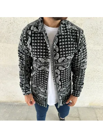 Erkek Polar Fermuarlı Sweatshirt – Kapüşonsuz, Cepli, Yumuşak Dokulu, Oversize Rahat Kalıp, Kışlık Sıcak Tutan Fermuarlı Üst - Siyah Erkek Polar Fermuarlı Sweatshirt – Kapüşonsuz, Cepli, Yumuşak Dokulu, Oversize Rahat Kalıp, Kışlık Sıcak Tutan Fermuarlı Üst - Siyah