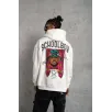 Erkek SCHOOL BOY Baskılı Kapüşonlu Sweat - Beyaz