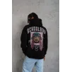 Erkek SCHOOL BOY Baskılı Kapüşonlu Sweat - Siyah