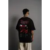 Erkek Sırt Baskılı A Kalite Oversize T-shirt - Siyah Erkek Sırt Baskılı A Kalite Oversize T-shirt - Siyah