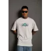 Erkek Sırt Baskılı T-shirt - Beyaz Erkek Sırt Baskılı T-shirt - Beyaz