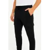 Erkek Siyah Jogger Eşofman Altı Rahat Kalıp, Kargo Cepli, Lastikli Paça, Günlük Spor Pantolon - Siyah Erkek Siyah Jogger Eşofman Altı Rahat Kalıp, Kargo Cepli, Lastikli Paça, Günlük Spor Pantolon - Siyah