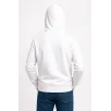 Erkek Üç İplik Kapüşonlu Kanguru Cepli SweatShirt hoodie - Beyaz