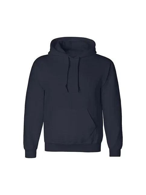Erkek Uzun Kol Kapşonlu Basic Sweatshirt Hoodie - Lacivert