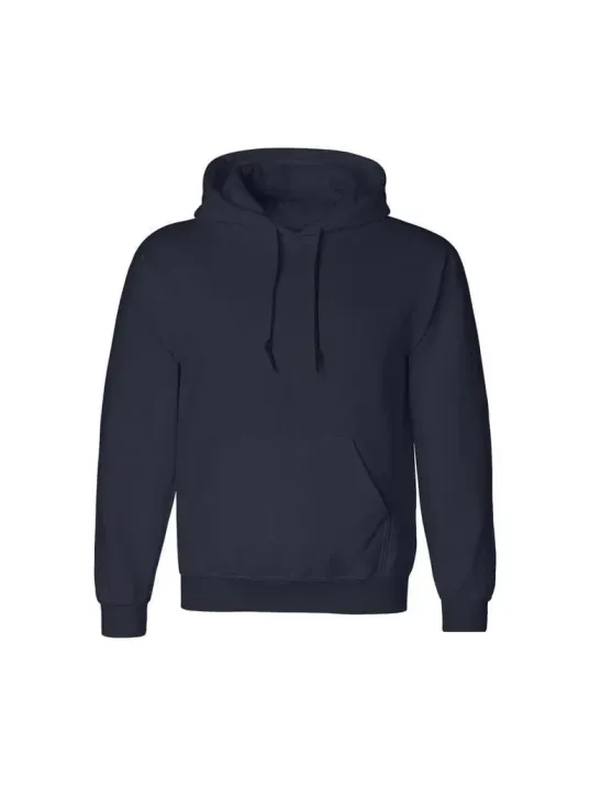 Erkek Uzun Kol Kapşonlu Basic Sweatshirt Hoodie - Lacivert