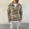 Erkek Yarım Fermuarlı Desenli Polar Sweat – Haki Kamuflaj Yakalı, Uzun Kollu, Oversize Rahat Kalıp - Haki Erkek Yarım Fermuarlı Desenli Polar Sweat – Haki Kamuflaj Yakalı, Uzun Kollu, Oversize Rahat Kalıp - Haki