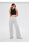 İki İplik Bol Paça Eşofman Pantalon - Gri