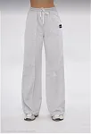 İki İplik Bol Paça Eşofman Pantalon - Gri