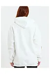 Kadın Baskılı Kapüşonlu Sweatshirt - Beyaz